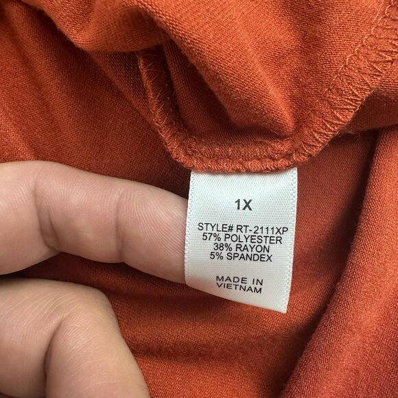 Zenana Premium Button-Down Tie Front Long Sleeve Top - Picture 13 of 16